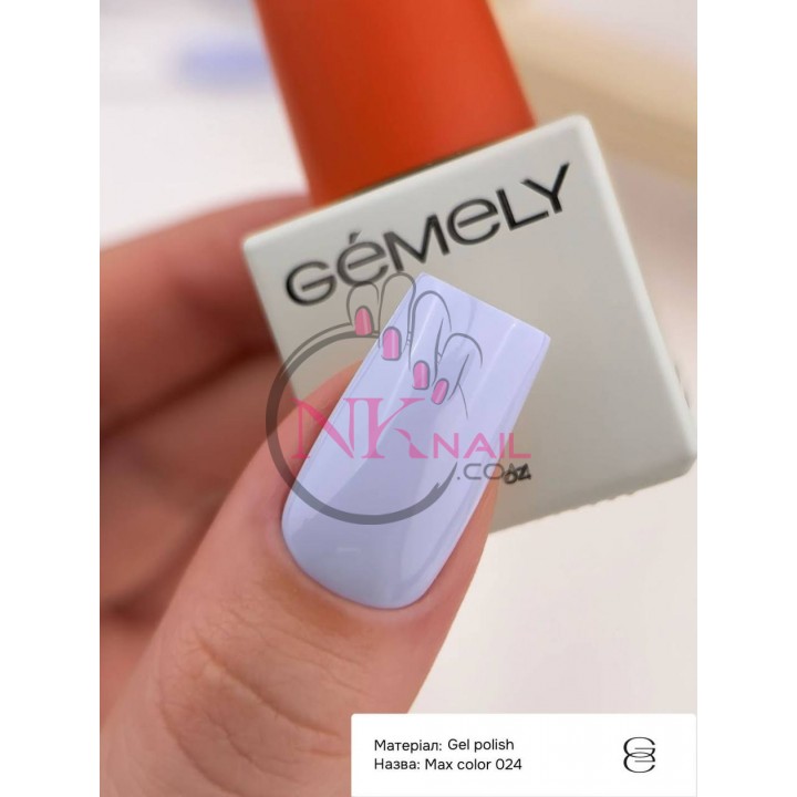 Гель-лак Gemely Max color №24, 6 мл TPO free